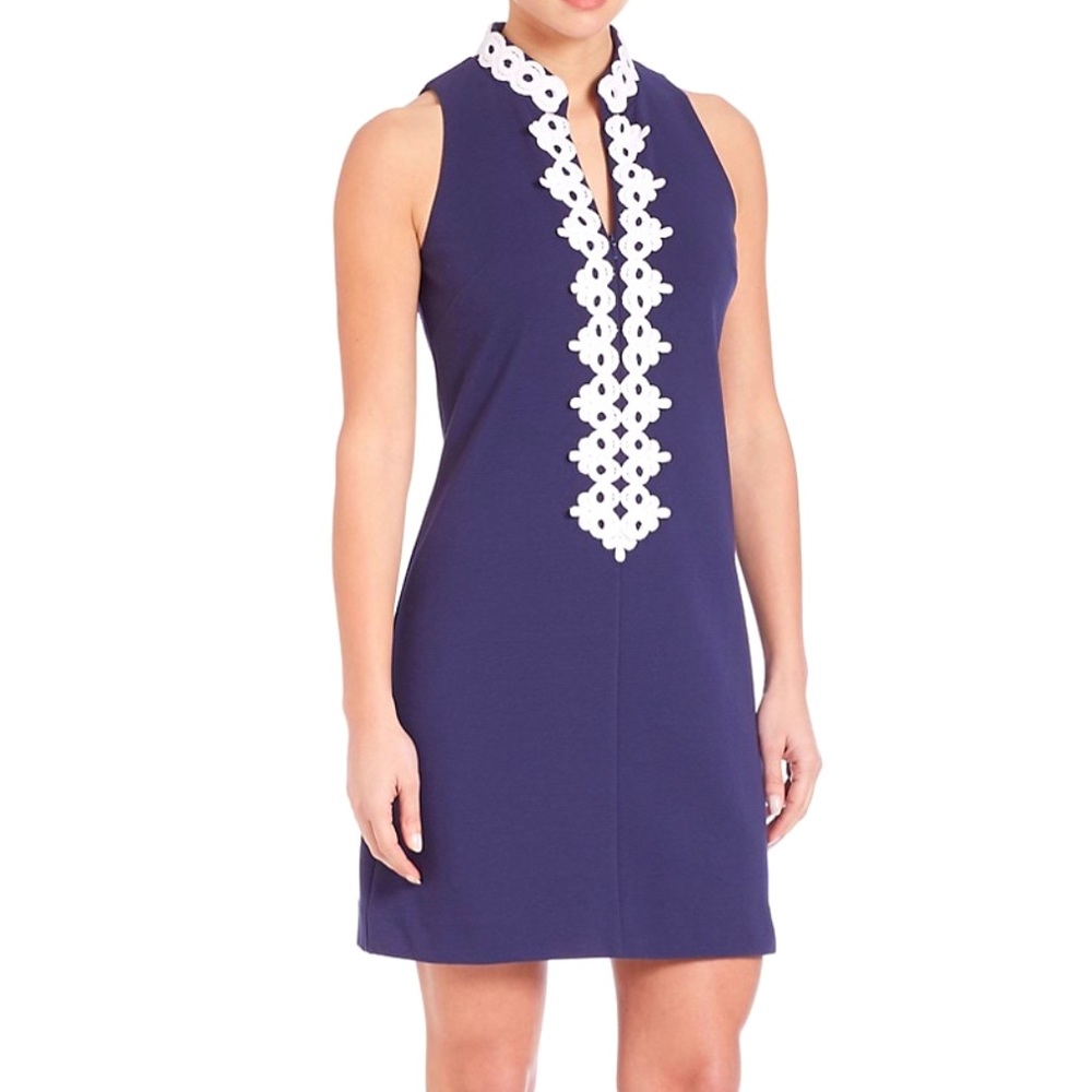Lilly Pulitzer Navy and White Mini Dress